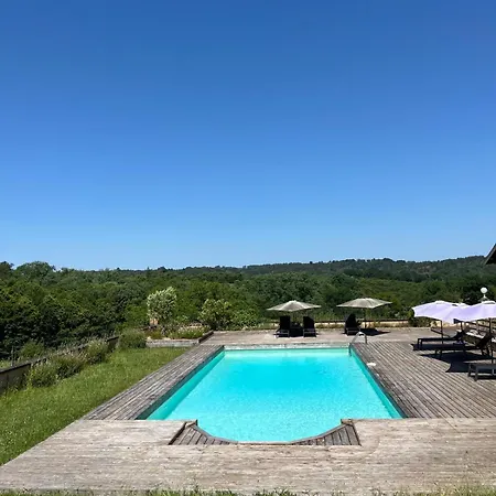 Perigord 3etoiles 12-16 Personnes Piscine -tennis * Capelou